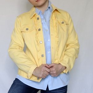 Talbots Yellow Jean Jacket